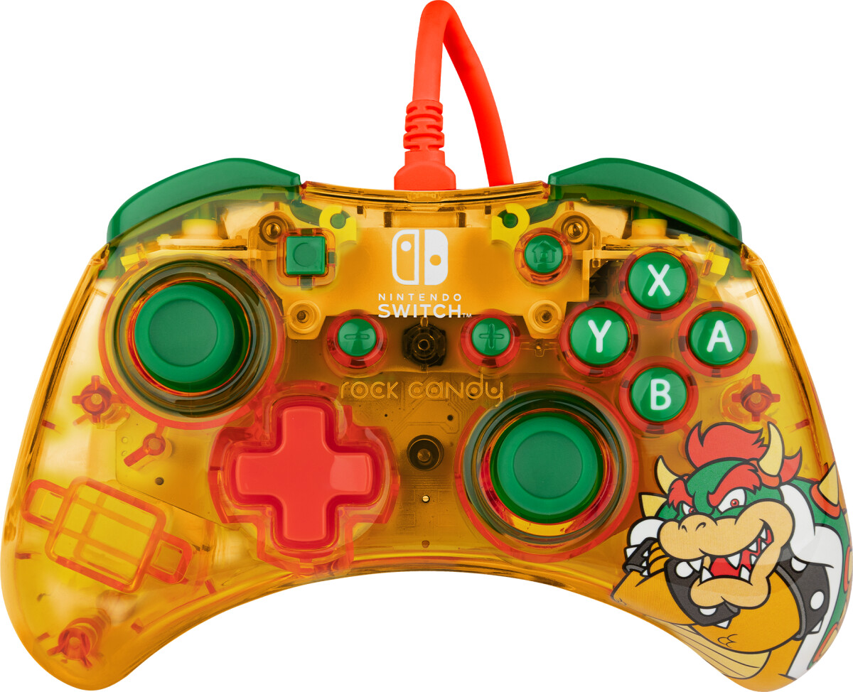Pdp - Rock Candy Controller Til Nintendo Switch - Bowser