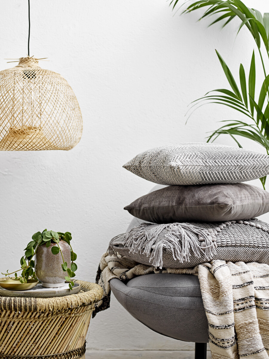 Bloomingville - Rodi Pendel Flet Lampe - Natur - Bambus