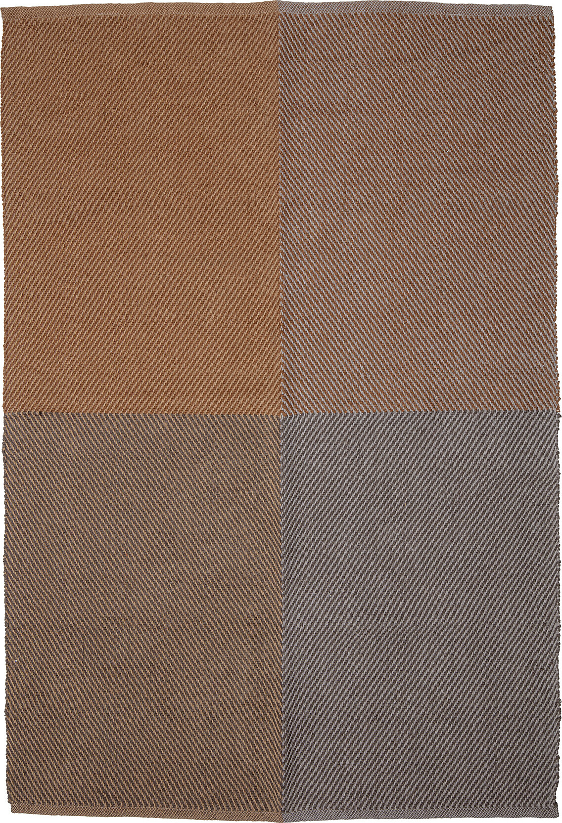 Bloomingville - Rodin Tæppe - Brun - Jute - 140X200 Cm