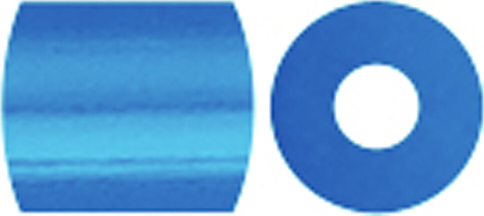 Rør Perler Til Perleplader - Medium - Blå Pastel - 6000 Stk - Nabbi