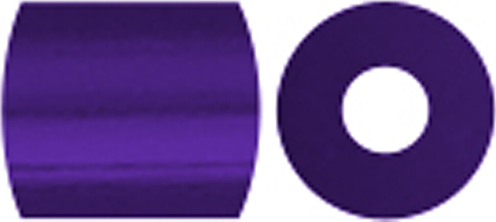 Rør Perler Til Perleplader - Medium - Mørk Lilla - 6000 Stk - Nabbi