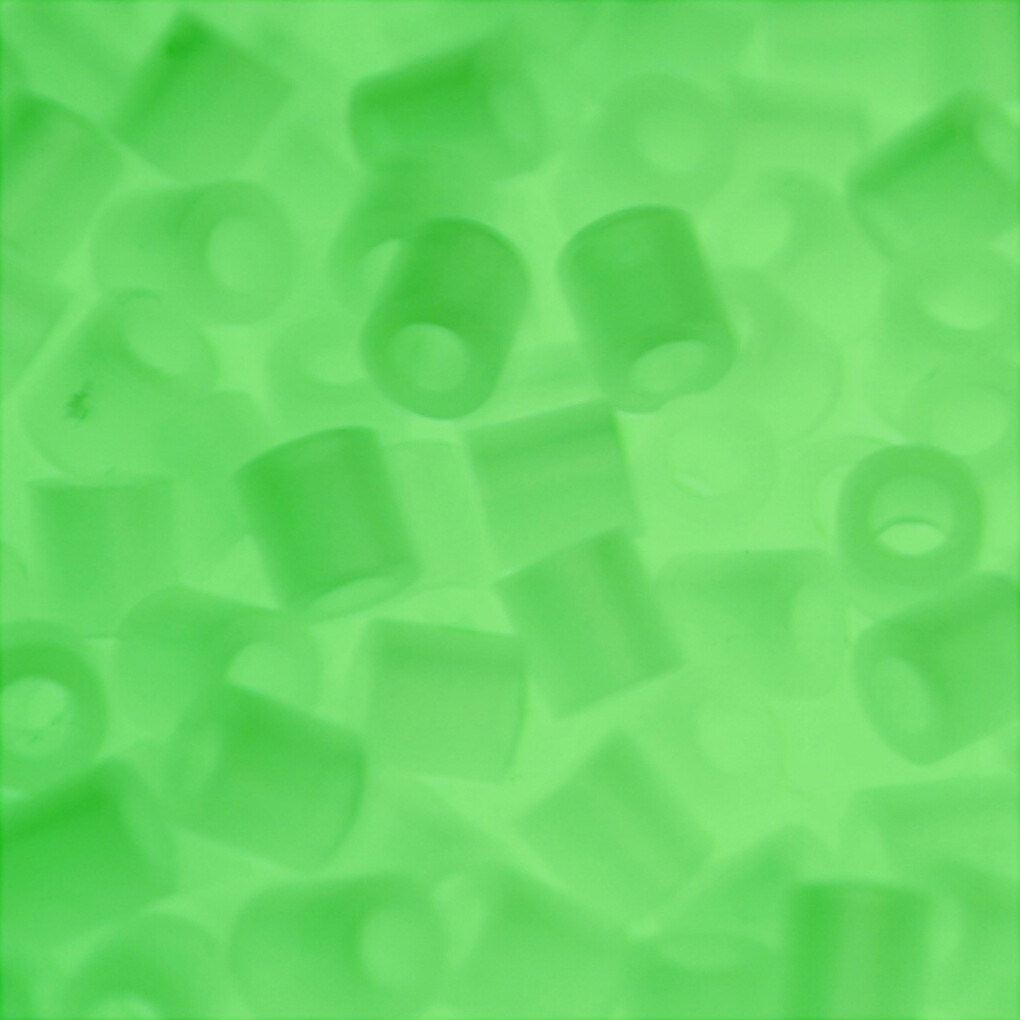 Rør Perler Til Perleplader - Medium - Selvlysende - 1100 Stk - Nabbi