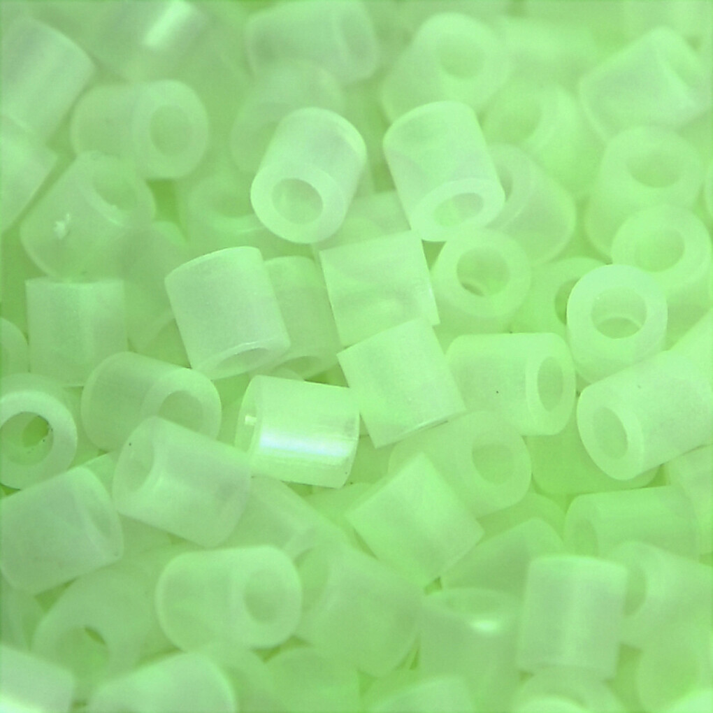 Rør Perler Til Perleplader - Medium - Selvlysende - 6000 Stk - Nabbi