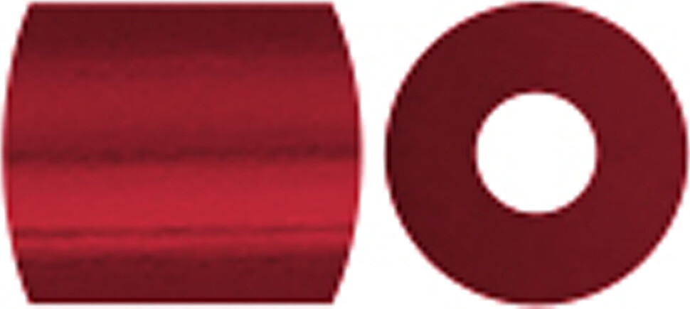 Rør Perler Til Perleplader - Medium - Vinrød - 6000 Stk - Nabbi