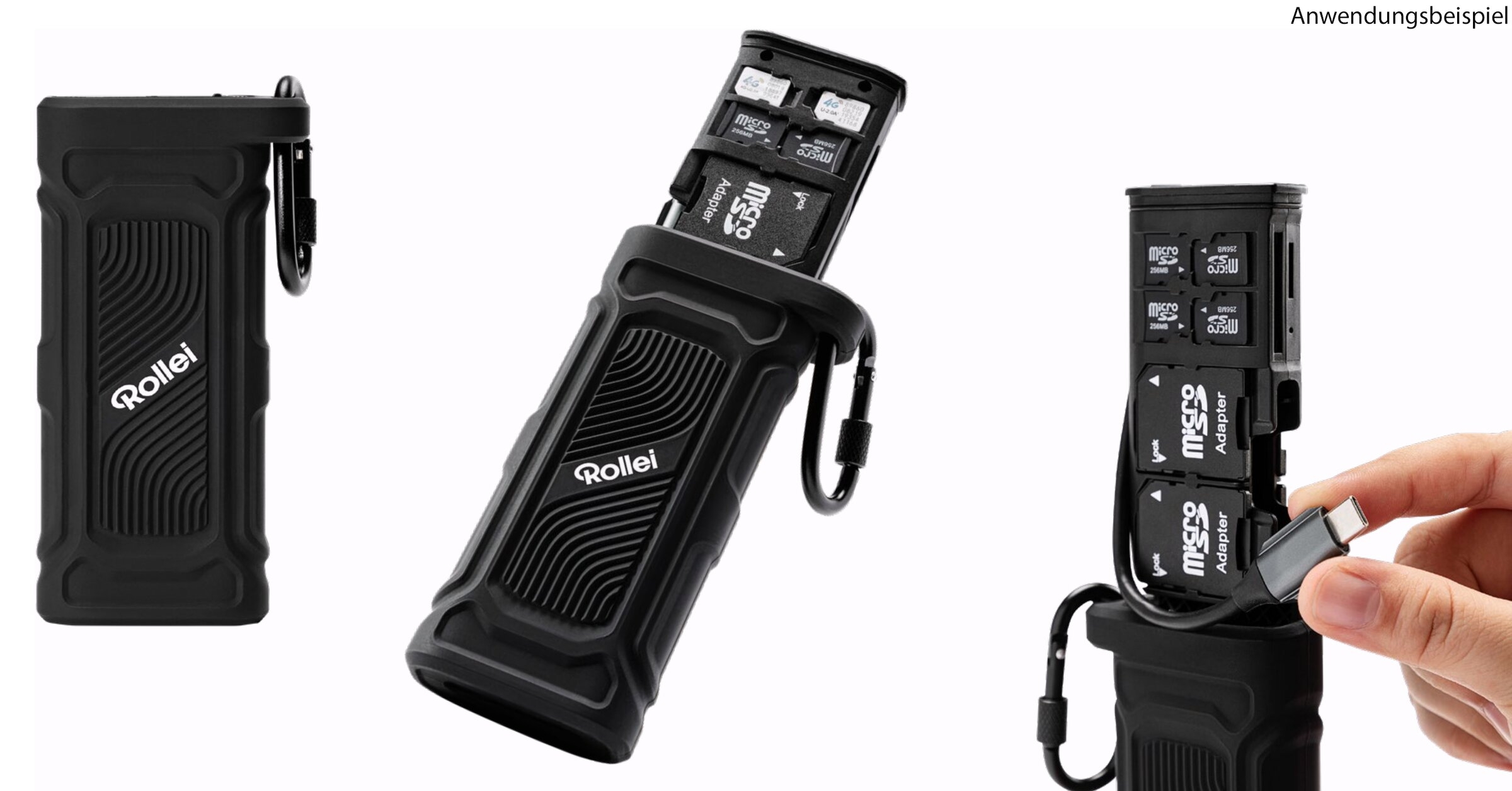 Rollei - 2 In 1 Travel Card Reader