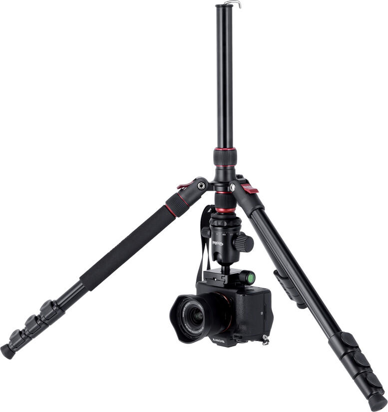 Rollei - Compact Traveler No 2 Tripod - Aluminium - 435 Cm Pack Size 44 Cm
