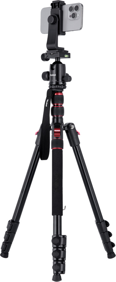 Rollei - Compact Traveler No 2 Tripod - Aluminium - 435 Cm Pack Size 44 Cm