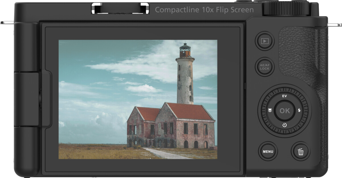 Rollei - Compactline 10X Flip Screen