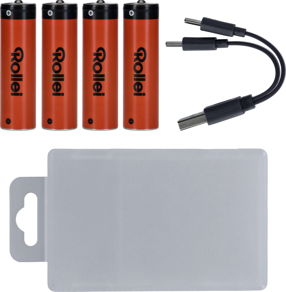 Rollei - Usb-C Li-Ion Batteries - Rechargeable - 4-Pack - Aaa