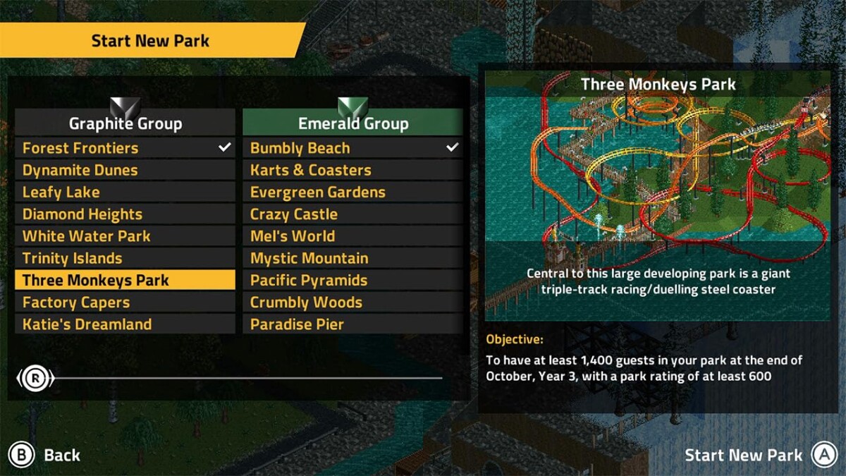 Roller Coaster Tycoon Classic