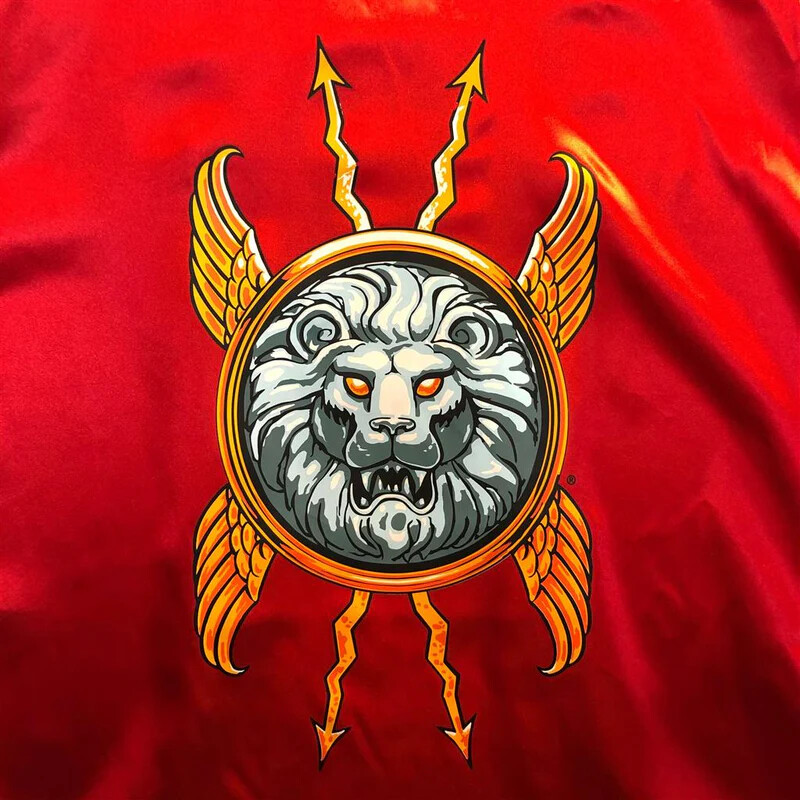 Liontouch - Kappe Udklædning Til Børn - Romer - Rød