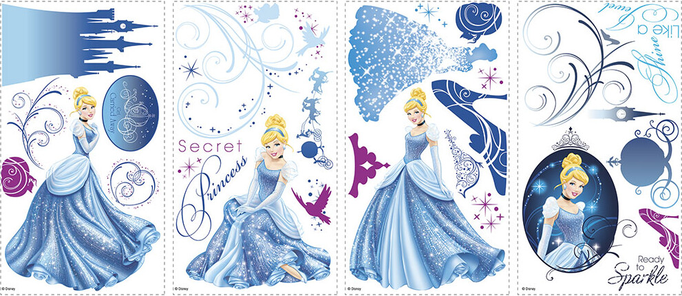 Roommates Decor - Wallstickers - Askepot - Glitter