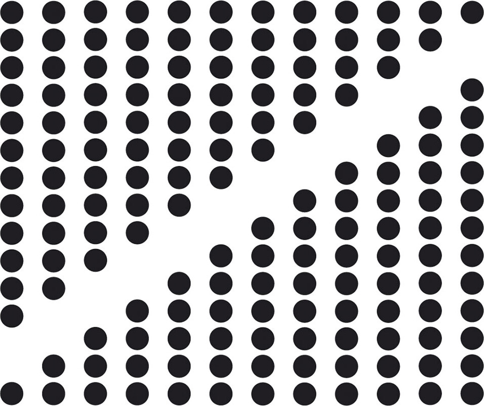 Roommates Decor - Wallstickers - Clock - Morse Code