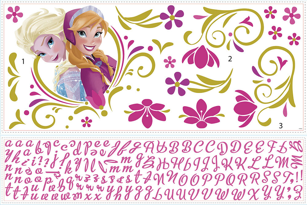Roommates Decor - Frost - Glitter - Wallstickers