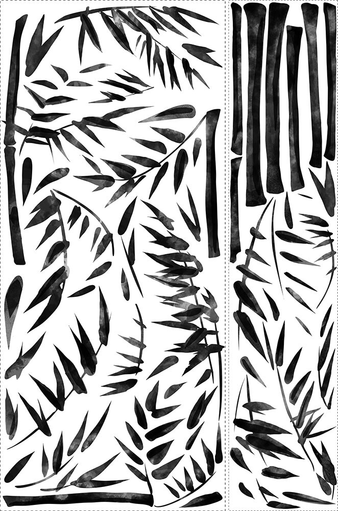 Roommates Decor - Wallstickers - Gigant Malet Bambus