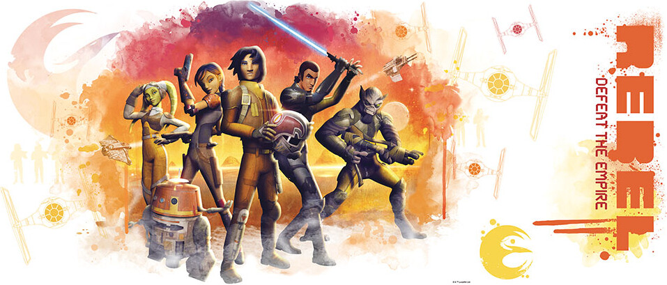 Roommates Decor - Star Wars Rebellerne - Wallsticker - Stor