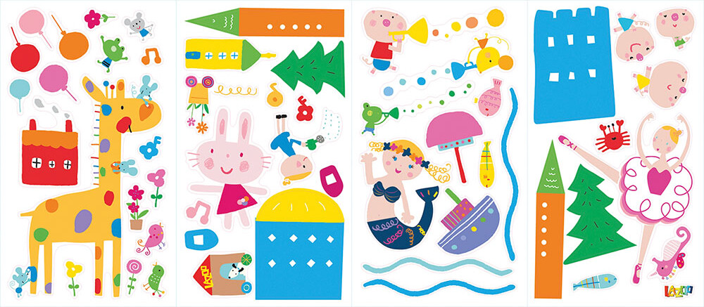Roommates Decor - Lazoo Pige - Wallstickers