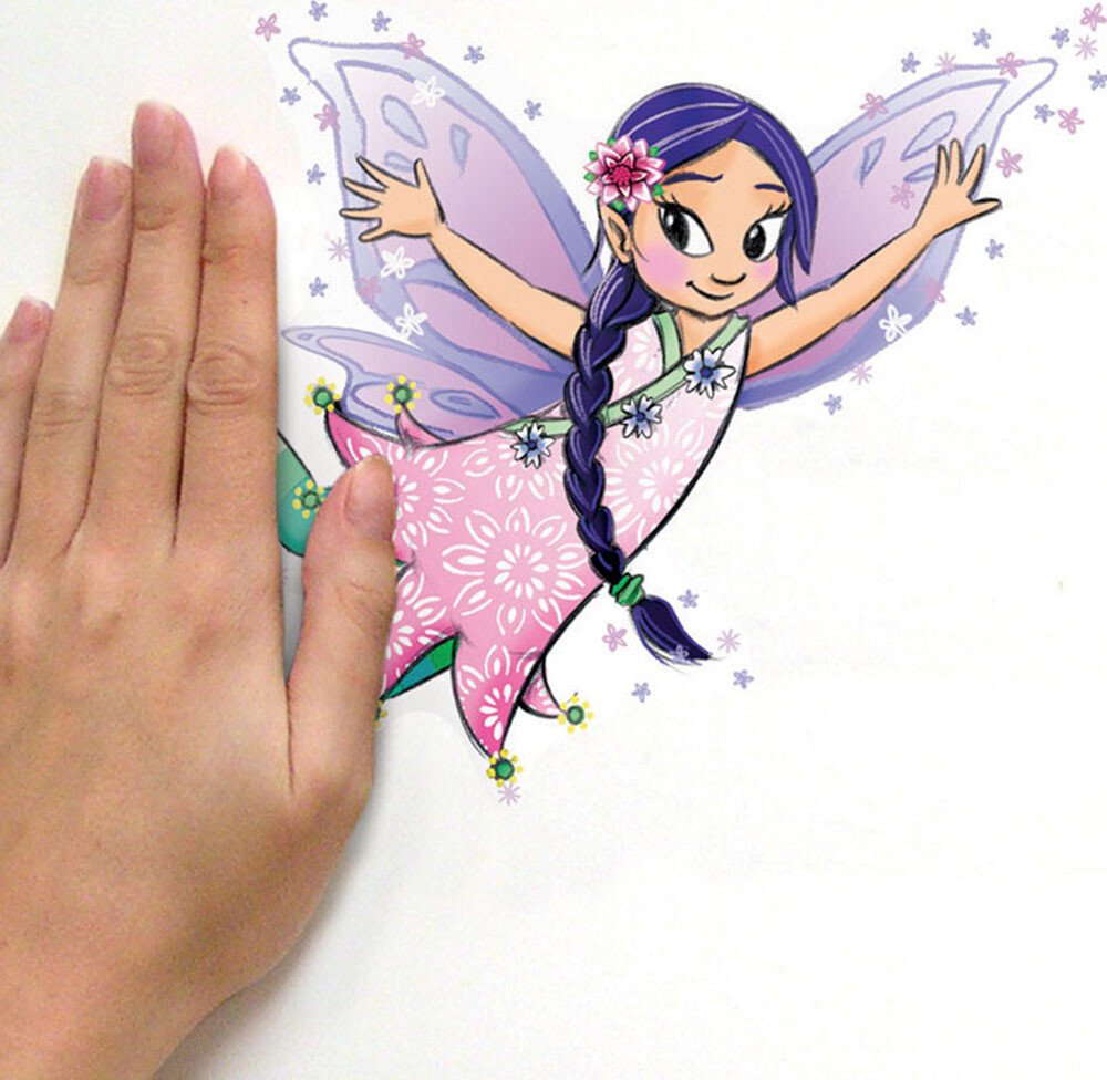 Roommates Decor - Magiske Drømme Fe - Glitter - Wallstickers