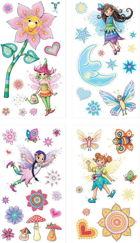 Roommates Decor - Magiske Drømme Fe - Glitter - Wallstickers