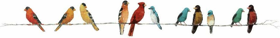 Roommates Decor - Sangfugle - Wallstickers