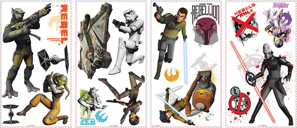 Roommates Decor - Star Wars Rebellerne - Wallstickers