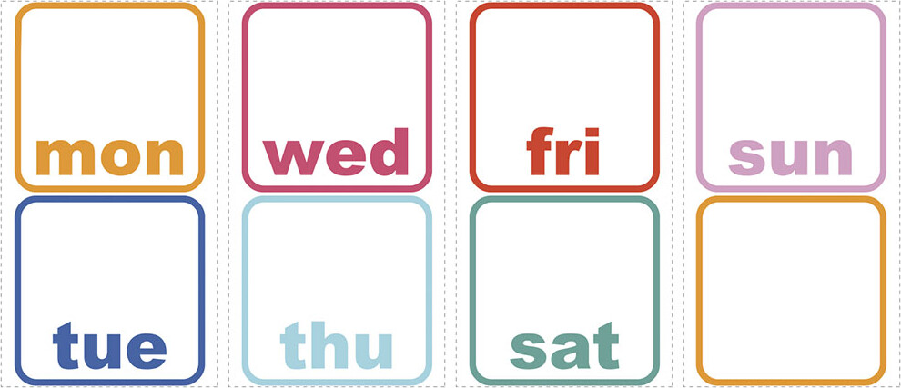 Roommates Decor - Wallstickers - Uge Kalender - Whiteboard