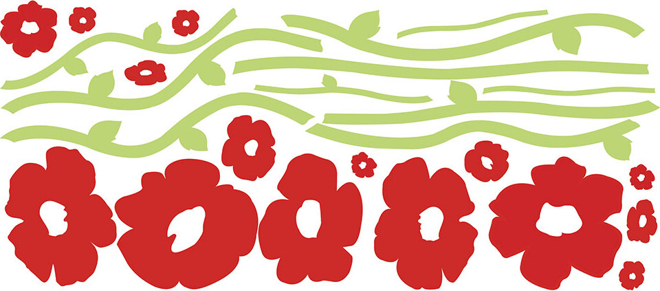 Roommates Decor - Wallstickers - Valmuer