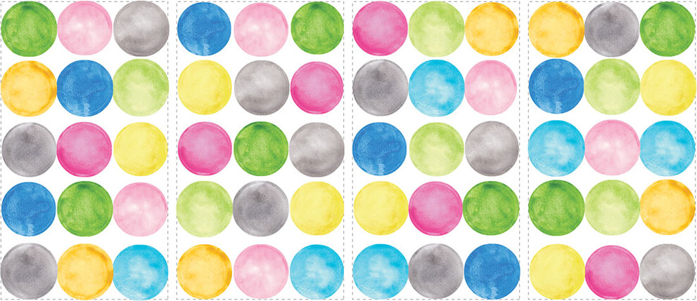 Roommates Decor - Wallstickers - Watercolor Dots