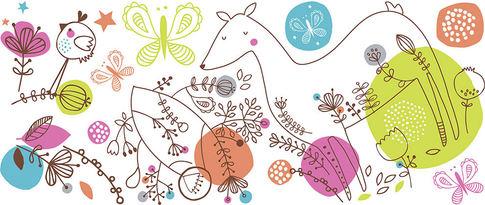 Roommates Decor - Zutano Hjort - Wallstickers