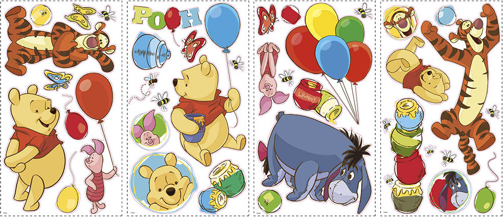 Roommates Decor - Peter Plys Og Venner - Wallstickers