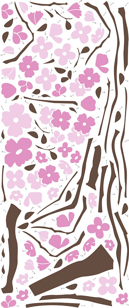 Roommates - Spring Blossom - Mega Wallstickers Rmk1555Gm