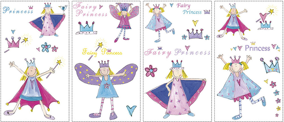 Roommates Decor - Prinsesse - Wallstickers