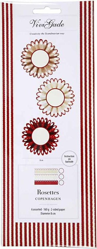 Rosetter - Ø 8 Cm - 160 G - 6 Stk