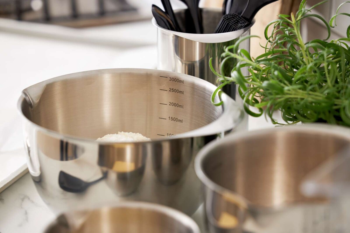 Rosti - Margrethe Røreskålsæt - Stål - 2 Stk