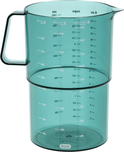 Rosti - Mensura Målekande Sæt - 0 25 0 5 1 L - Nordisk Grøn