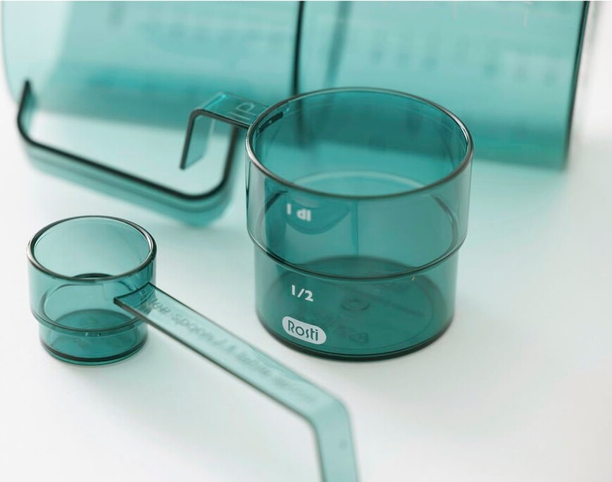 Rosti - Mensura Målekande Sæt - 0 25 0 5 1 L - Nordisk Grøn