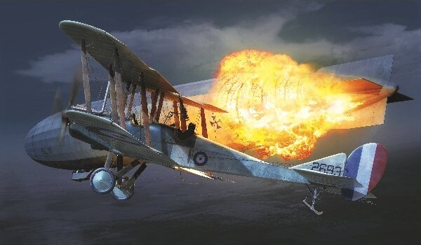 Airfix - Royal Aircraft Factory Be2C Byggesæt - 1 72 - A02101