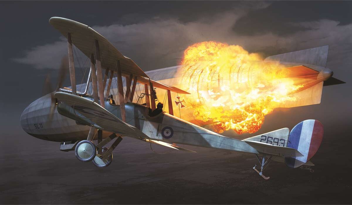 Airfix - Royal Aircraft Factory Be2C Byggesæt - 1 72 - A02101