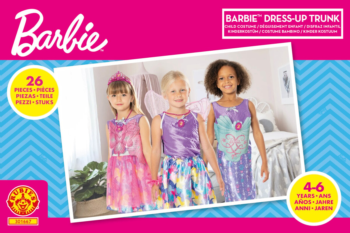 Rubies - Barbie Dress Up Trunk 4-6 Years