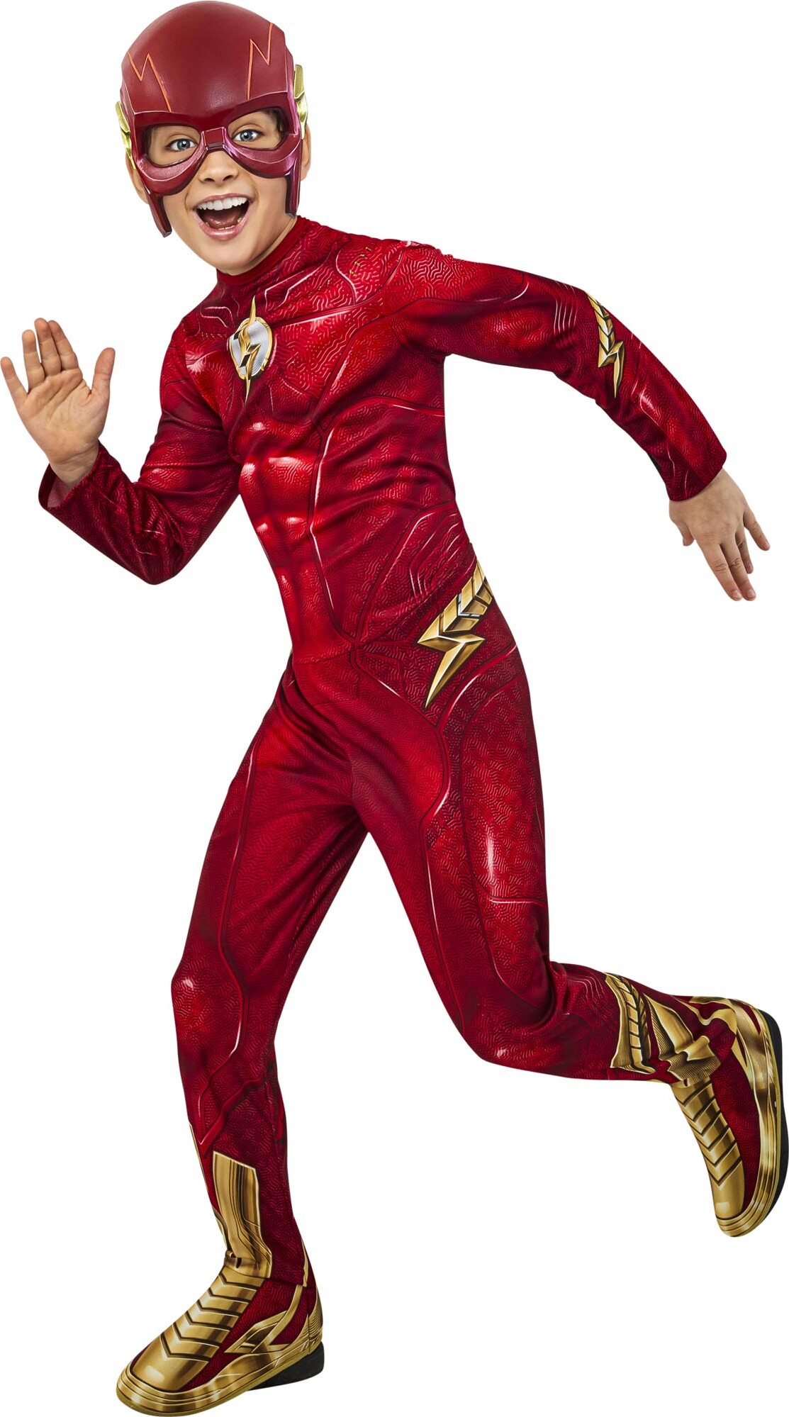 The Flash Kostume Til Børn - Dc Comics - 8-10 År - Rubies