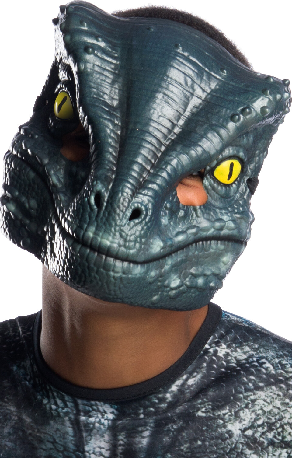 Jurassic World Kostume Til Børn - Blue Velociraptor - 116 Cm