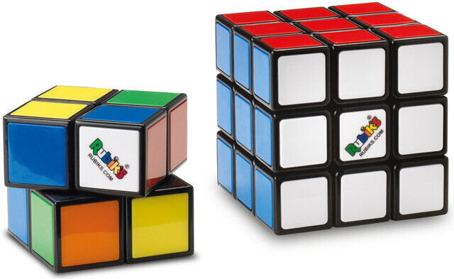 Rubik S - Duo Cube Sæt - 3X3 Og 2X2 Officielle Terninger