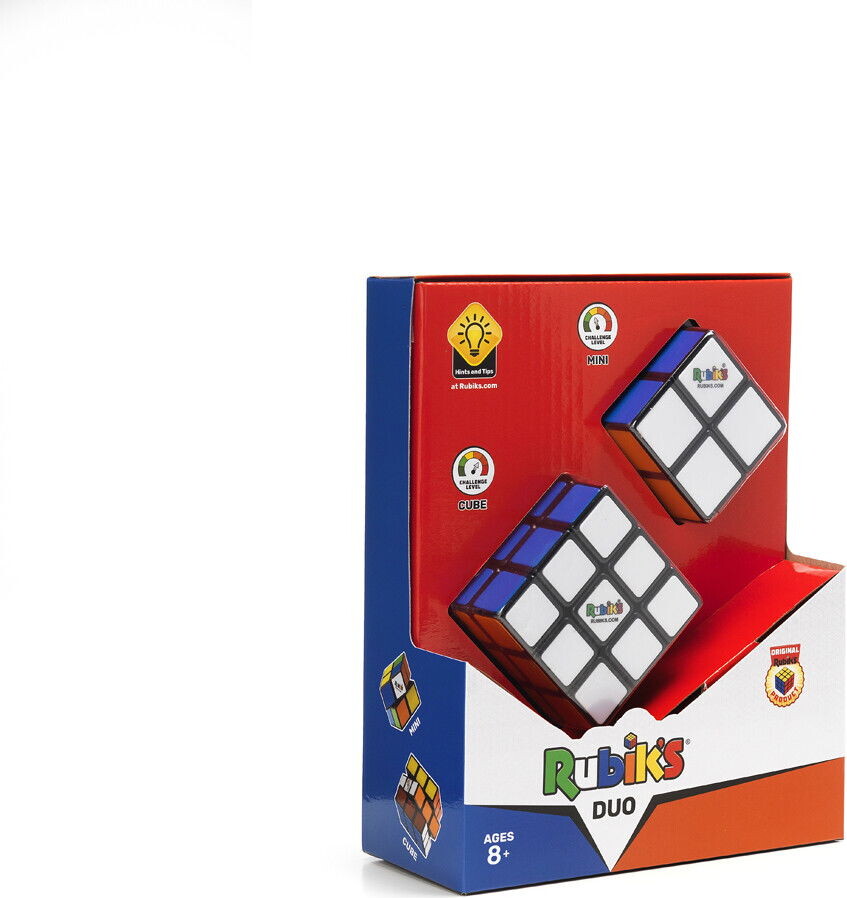 Rubik S - Duo Cube Sæt - 3X3 Og 2X2 Officielle Terninger