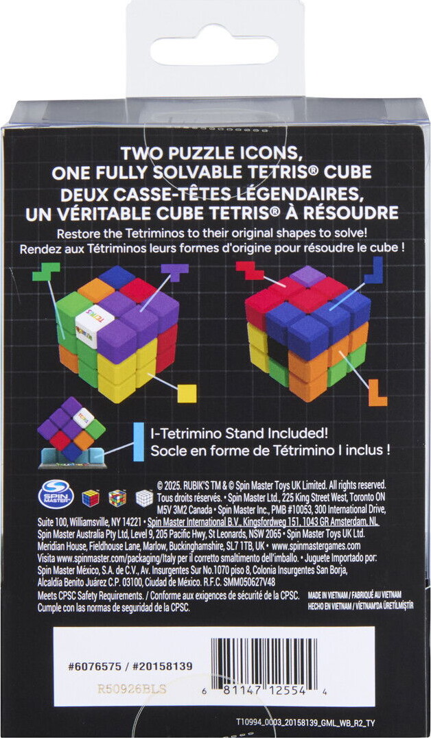 Rubik S - Tetris Cube - 3X3 Officiel Terning