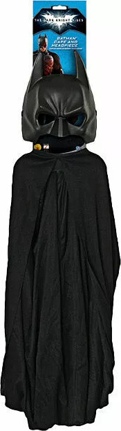 Rubiner - Batman Kappe Og Maske Sæt