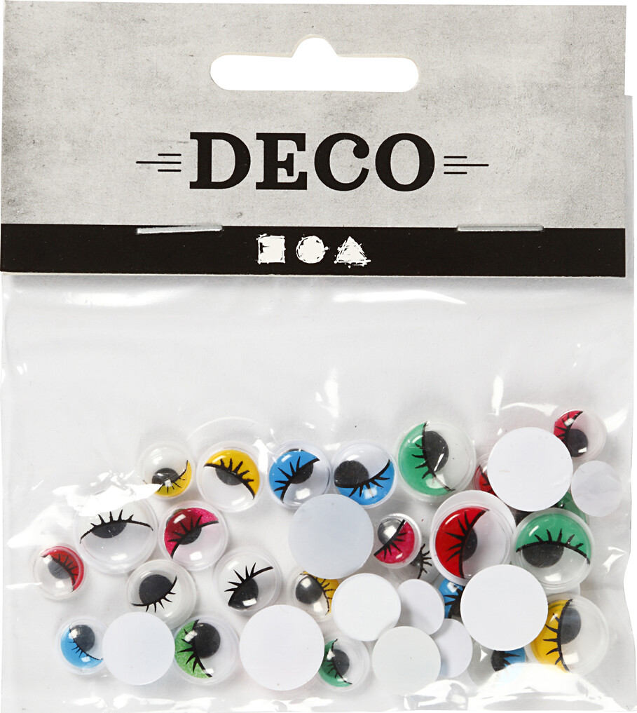 Rulleøjne - Ø 8-12 Mm - 36 Assorterede