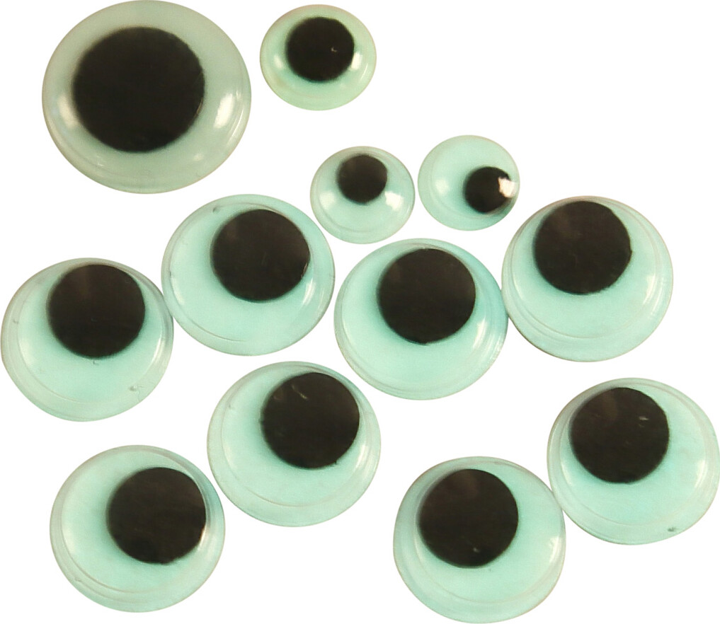 Rulleøjne - Ø 8 10 14 Mm - 300 Assorterede