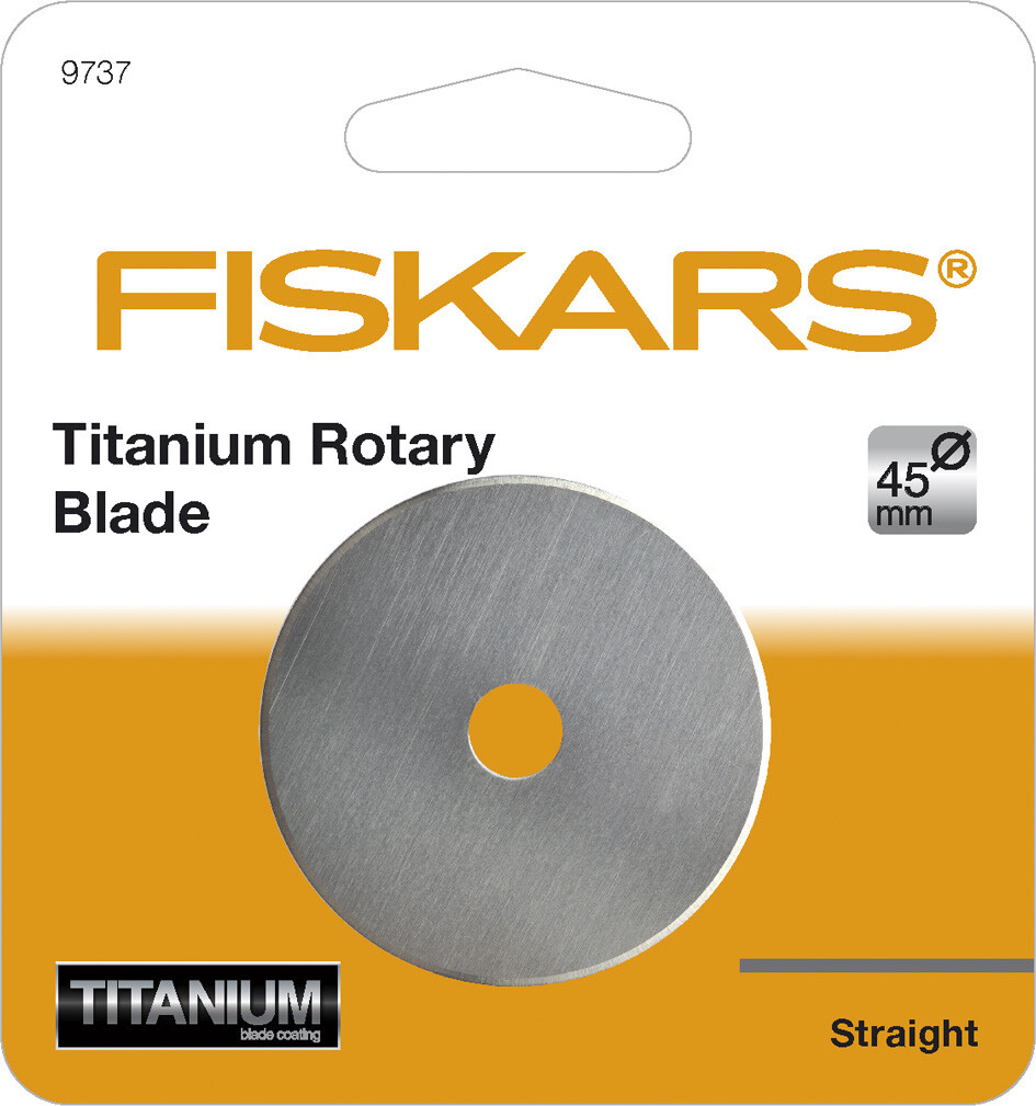 Fiskars - Titanium Rotary Blade - Rulleblad - Ø 45 Mm - 9737