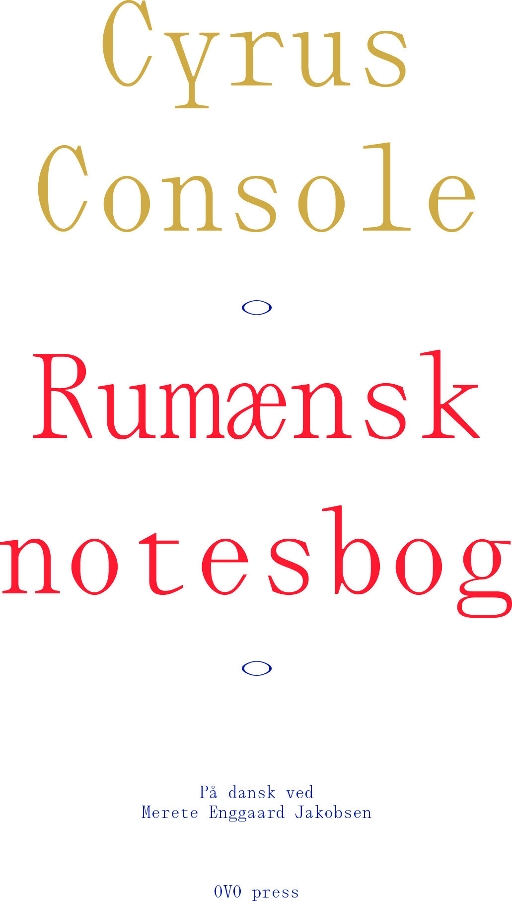Rumænsk Notesbog