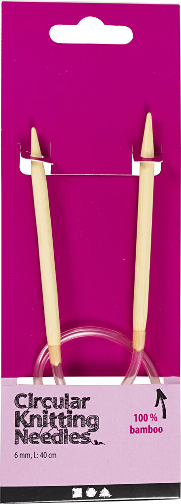 Rundpinde Sæt - Bambus Træ - Ø 6 Mm - L 40 Cm